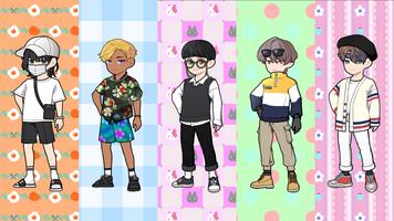 Kpop Boy Group Dress Up پوسٹر