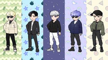 3 Schermata Kpop Boy Group Dress Up