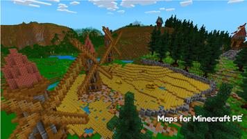 Maps for Minecraft PE plakat