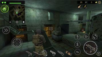 Warfare Zombie Gold Shooting Adventure imagem de tela 1
