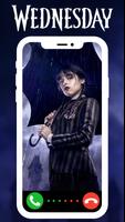 Wednesday Addams Fake Call Affiche