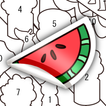 Sticker Puzzle:Color by Number icono