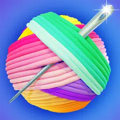 Cross Stitch Coloring Mandala Icon