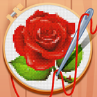 Cross-Stitch: Coloring Book أيقونة