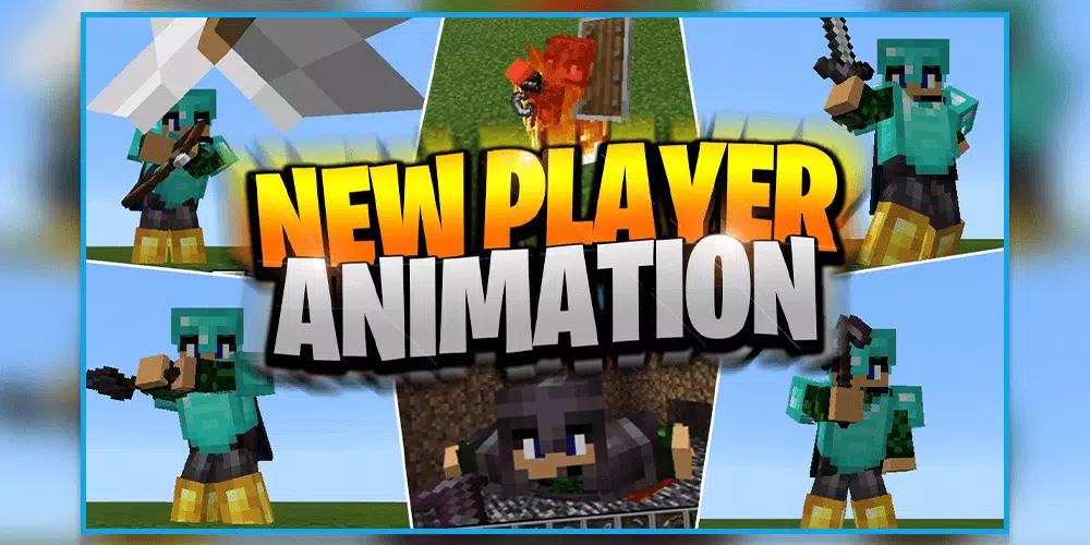 New Player Animation Addon for Minecraft