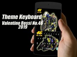 Rossi 46 Keyboard Theme 2020 captura de pantalla 1