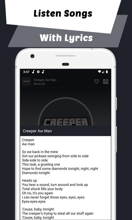 Player Music For Creeper Aw Man For Android Apk Download