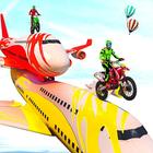 Crazy Bike Sky Stunt Tricky Master icône
