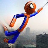 Real Stickman Rope Hero icône