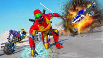 Robot Battle Superhero Games capture d'écran 2