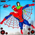Flying Robot hero Superhero Robot Rescue Mission