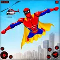 Flying Robot hero Superhero Robot Rescue Mission