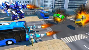 Bus Transform Robot Fighter imagem de tela 1