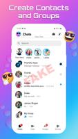 Fake chat Message Prank chat پوسٹر