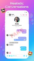 Fake chat Message Prank chat captura de pantalla 1