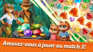 Indy Cat 2: Match 3 game Affiche