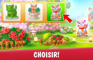 Garden Pets Puzzle: Match 3 capture d'écran 1