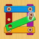 Wood Nuts & Bolts Screw APK