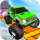 Onmogelijke mega ramp monster truck-icoon