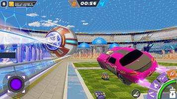 Rocket Car: Car Ball Games 截图 1
