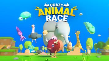 Crazy Animal Race Affiche