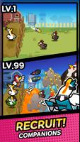 Duck vs Chicken : Idle Defense تصوير الشاشة 1