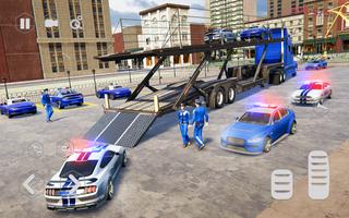 Police Cargo Truck Transport ảnh chụp màn hình 3