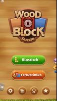 Holzblock Puzzle Klassiker Plakat