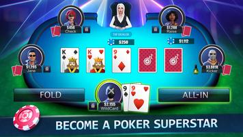 Texas Holdem Poker Face Online Poster