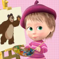Masha and the Bear: coloring XAPK download