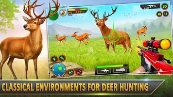Wild Deer Hunting Simulator imagem de tela 1