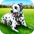 Dalmatian Dog Pet Life Sim 3D أيقونة