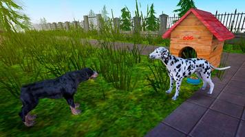 Dalmatian Dog Pet Life Sim 3D الملصق