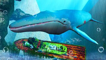 Ocean Mammals: Blue Whale Mari Affiche