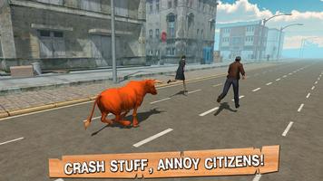 Crazy Bull Simulator 3D capture d'écran 1