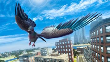 Simulateur de Pigeon Oiseau 3D Affiche
