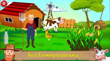 Cow Farm - Farming Games Poster