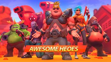 Poster Frag Hero Shooter Mad Heroes