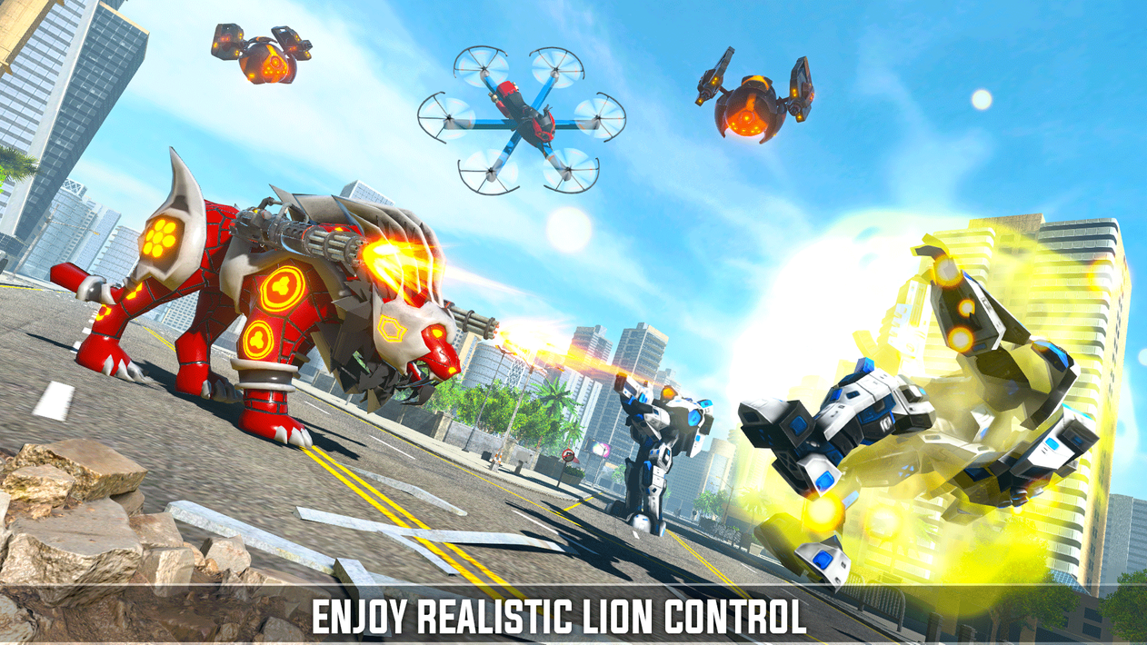 Multi Robot Car Robot Games screenshot 4