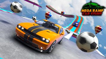 Mega Ramp Car Stunts Games 3D Affiche