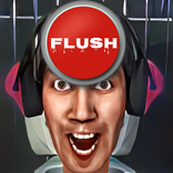 Flush Skibidi: Toilet Button