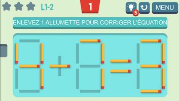 Casse-tête avec des allumettes capture d'écran 1