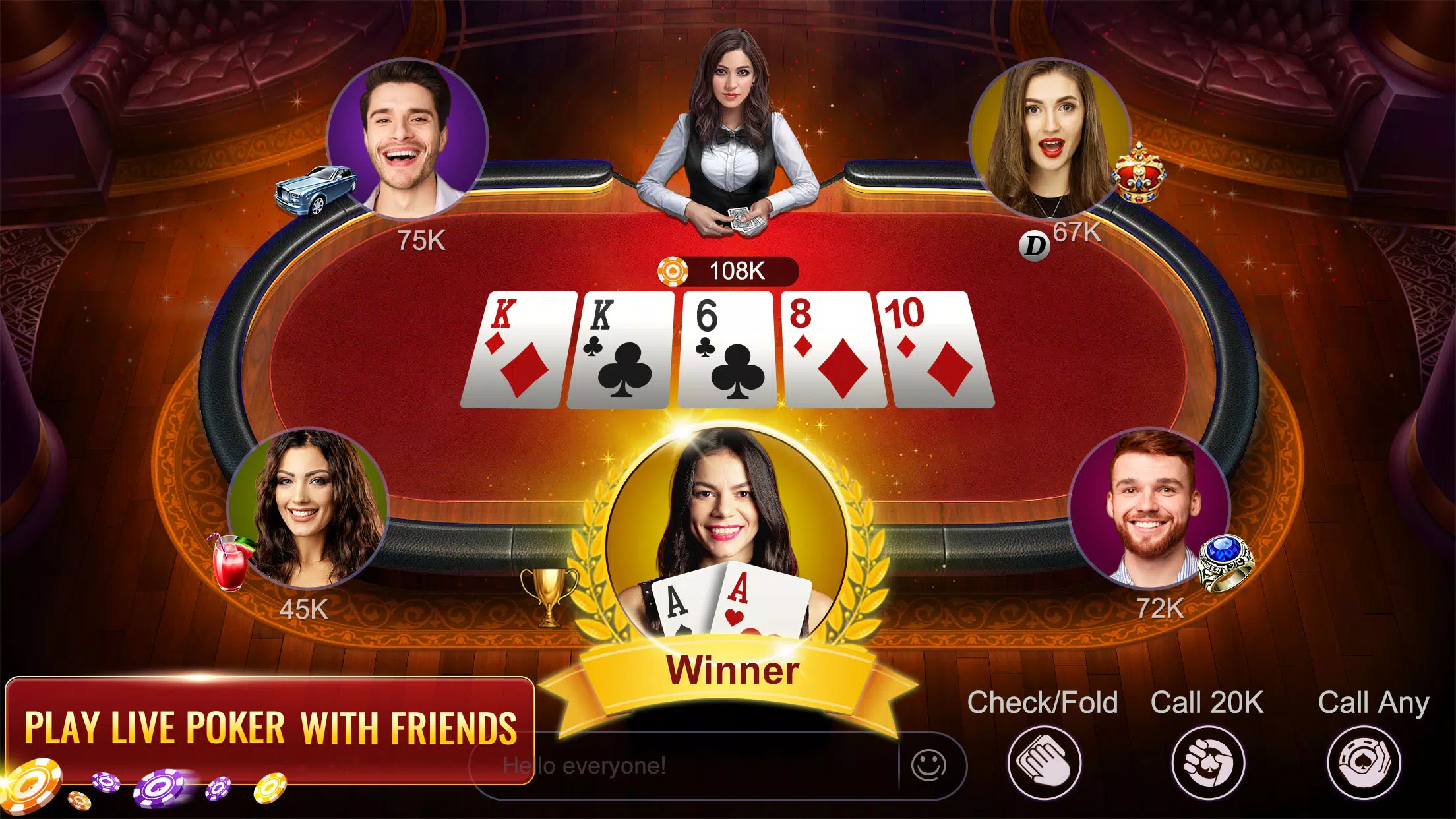RallyAces Poker – Texas Holdem