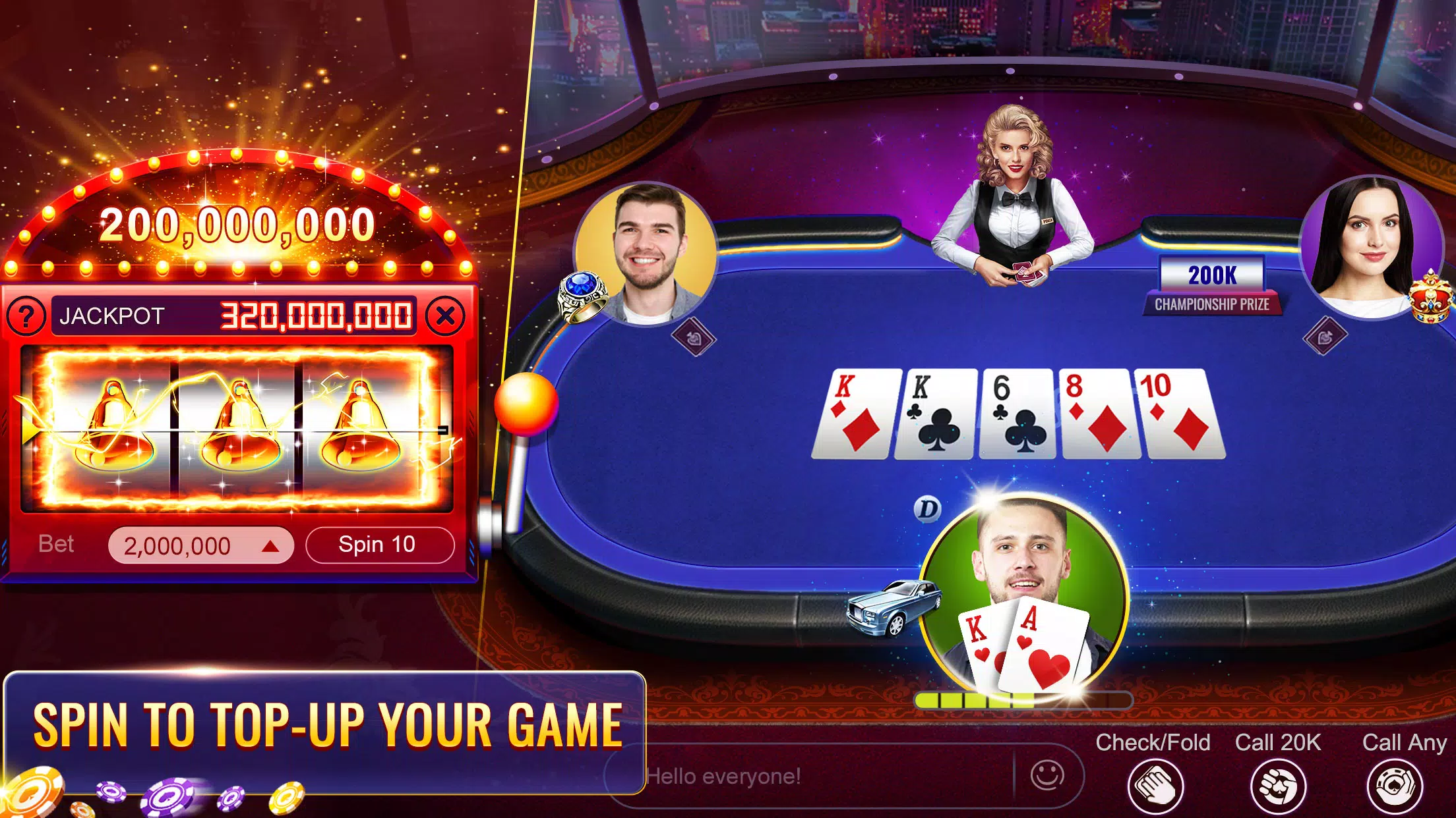 RallyAces Poker – Texas Holdem
