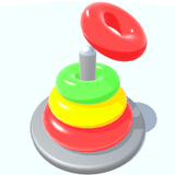 Hoop Color Sort Ring Games icône