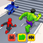 ikon Game Transformasi Superhero