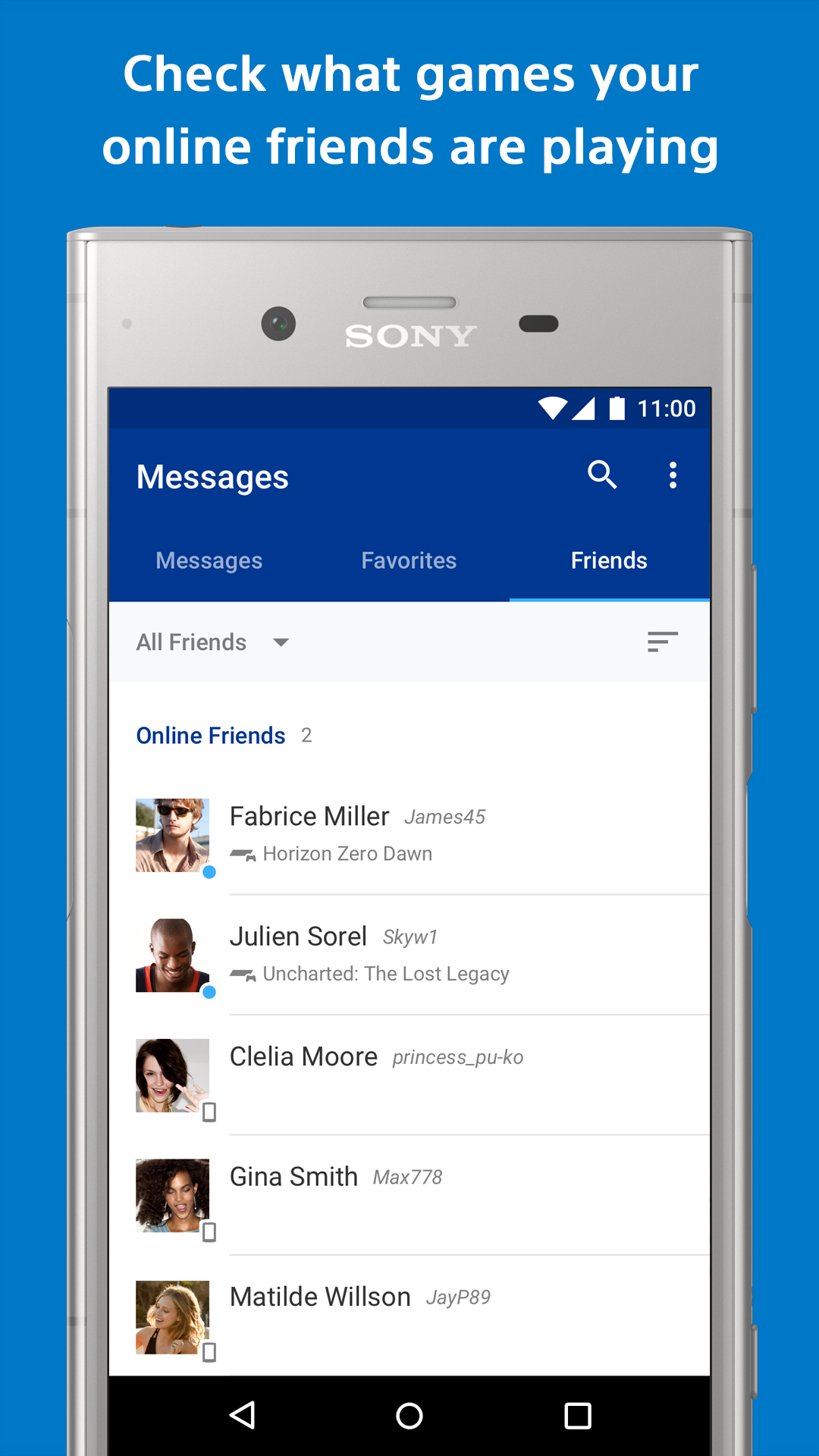 PlayStation Messages Check your online friends APK 20.01