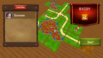 War of Carcassonne board Games ảnh chụp màn hình 2