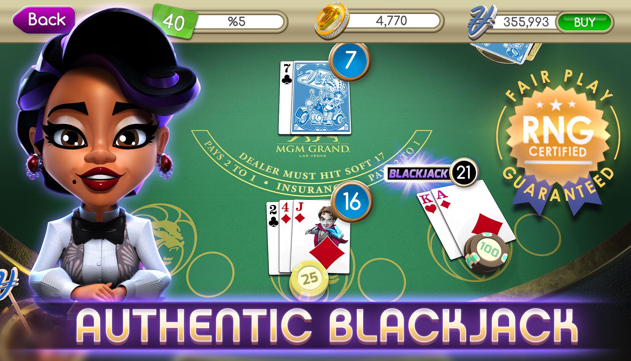 Caesars version of myvegas app