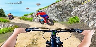 Offroad BMX Rider Bicycle Game Affiche